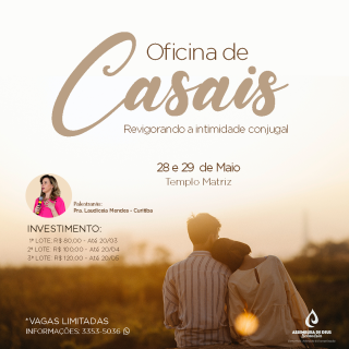 OFICINA DE CASAIS - Dias 28 e 29 de Maio 